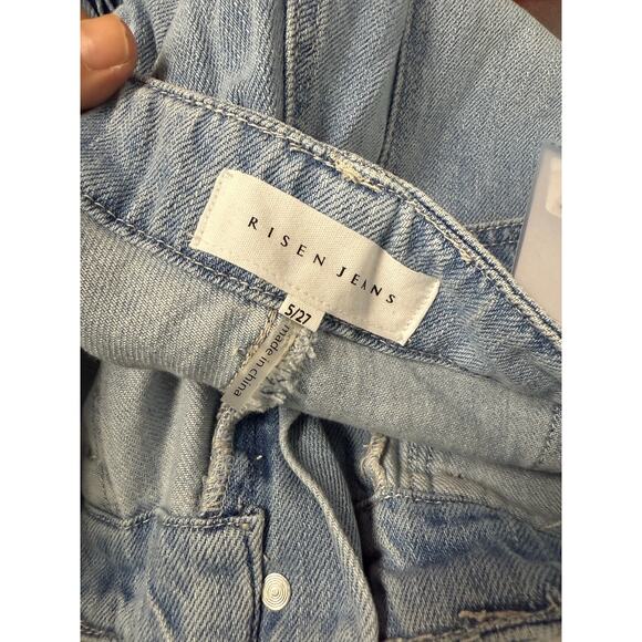 New Risen Los Angeles Chambray Jogger Pants Women's 5/27 Style RDP5118 - Picture 5 of 8